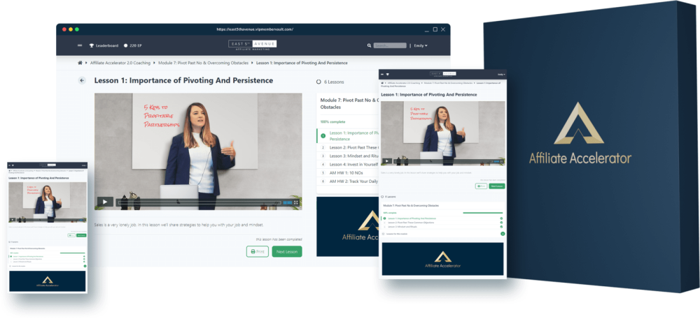 Affiliate Accelerator certification